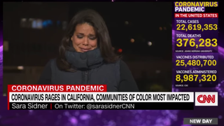 CNN Reporter Breaks Down After Devastating Covid-19 Report